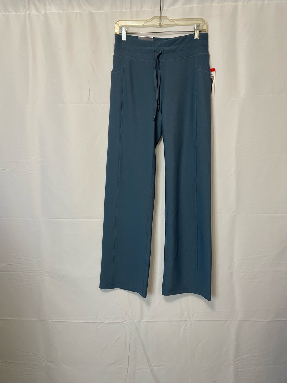 32 Degrees Wide-Leg Drawstring Leggings Blue Women’s Medium